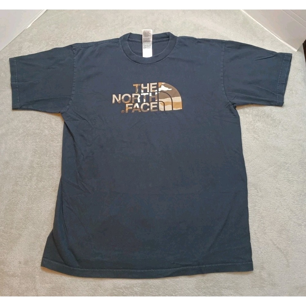 The North Face Half Dome Logo T-Shirt Men's Medium Black Short Sleeve Casual.
